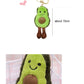 Fruit Plush Keychain- Cartoon Avocado Pineapple Cherry
